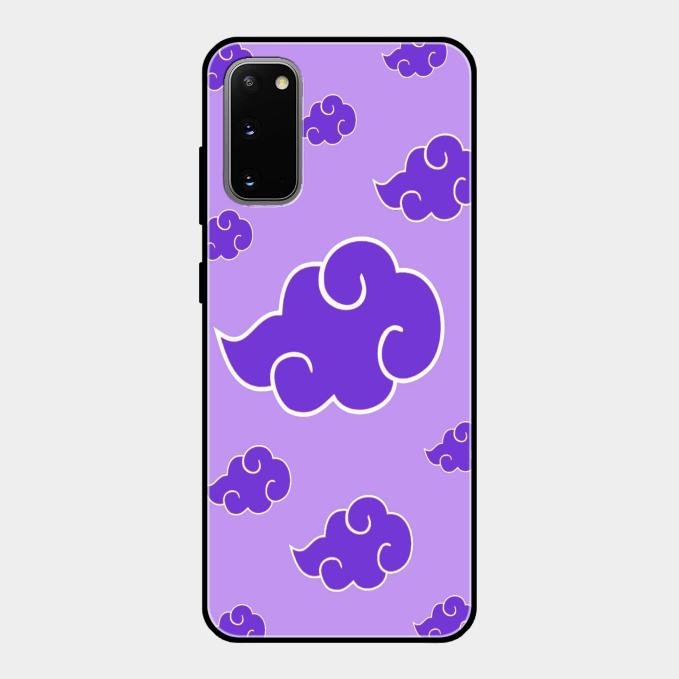 Purple Cloud Mobile Glass Phone Case For Samsung Galaxy S20