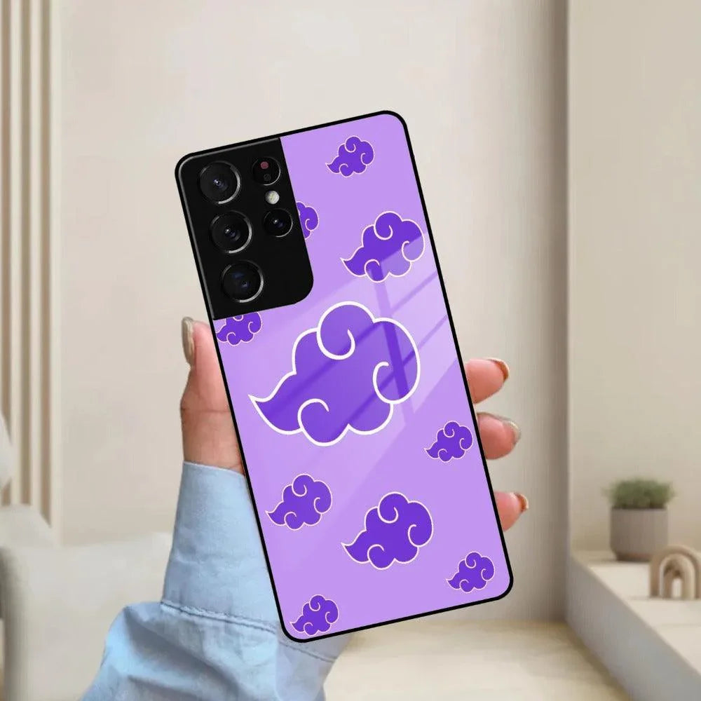Purple Cloud Mobile Glass Phone Case Cover For Samsung - ShopOnCliQ