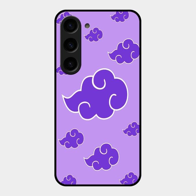 Purple Cloud Mobile Glass Phone Case For Samsung Galaxy S23 5G