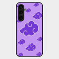 Purple Cloud Mobile Glass Phone Case For Samsung Galaxy S23 Fe 5G