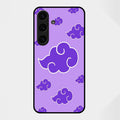 Purple Cloud Mobile Glass Phone Case For Samsung Galaxy S25 FE 5G