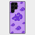 Purple Cloud Mobile Glass Phone Case For Samsung Galaxy S25 Ultra 5G
