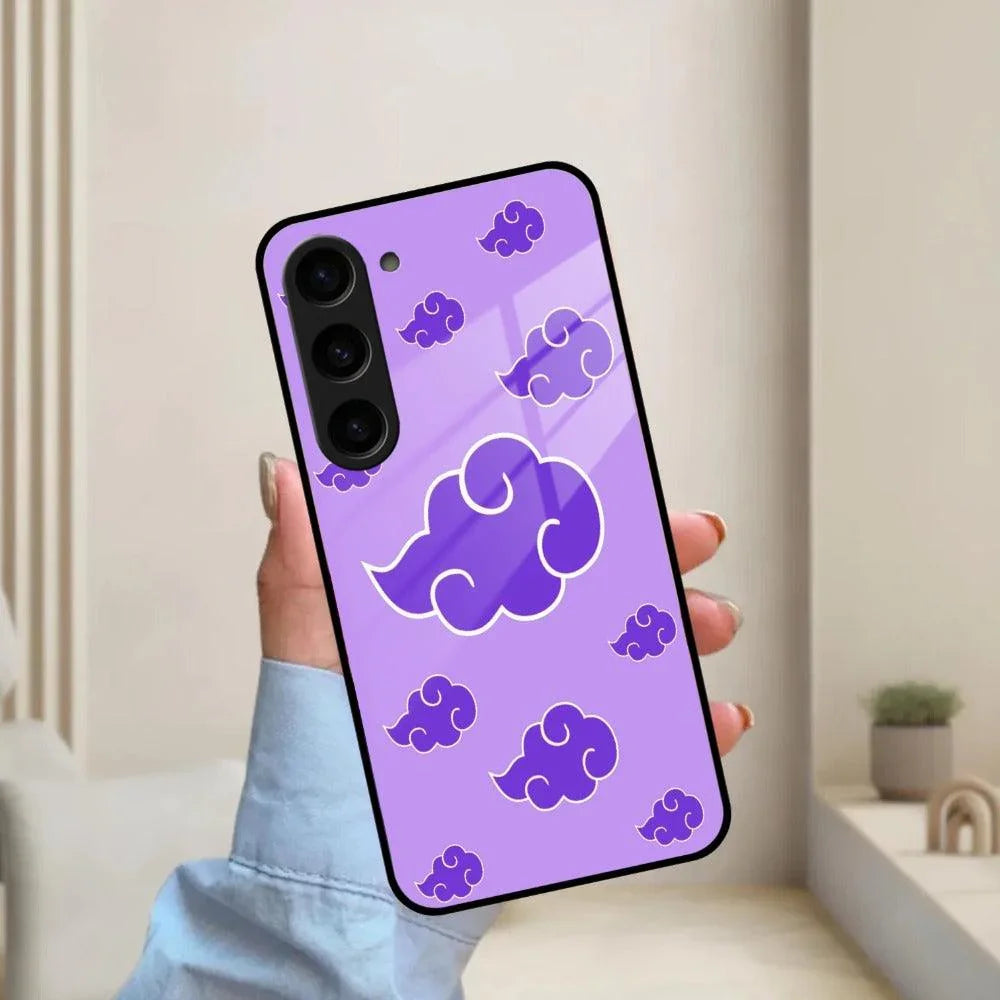 Purple Cloud Mobile Glass Phone Case Cover For Samsung - ShopOnCliQ