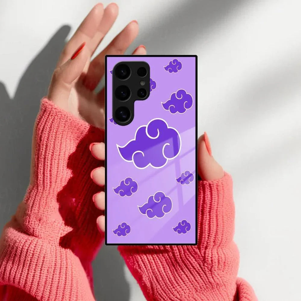 Purple Cloud Mobile Glass Phone Case Cover For Samsung - ShopOnCliQ
