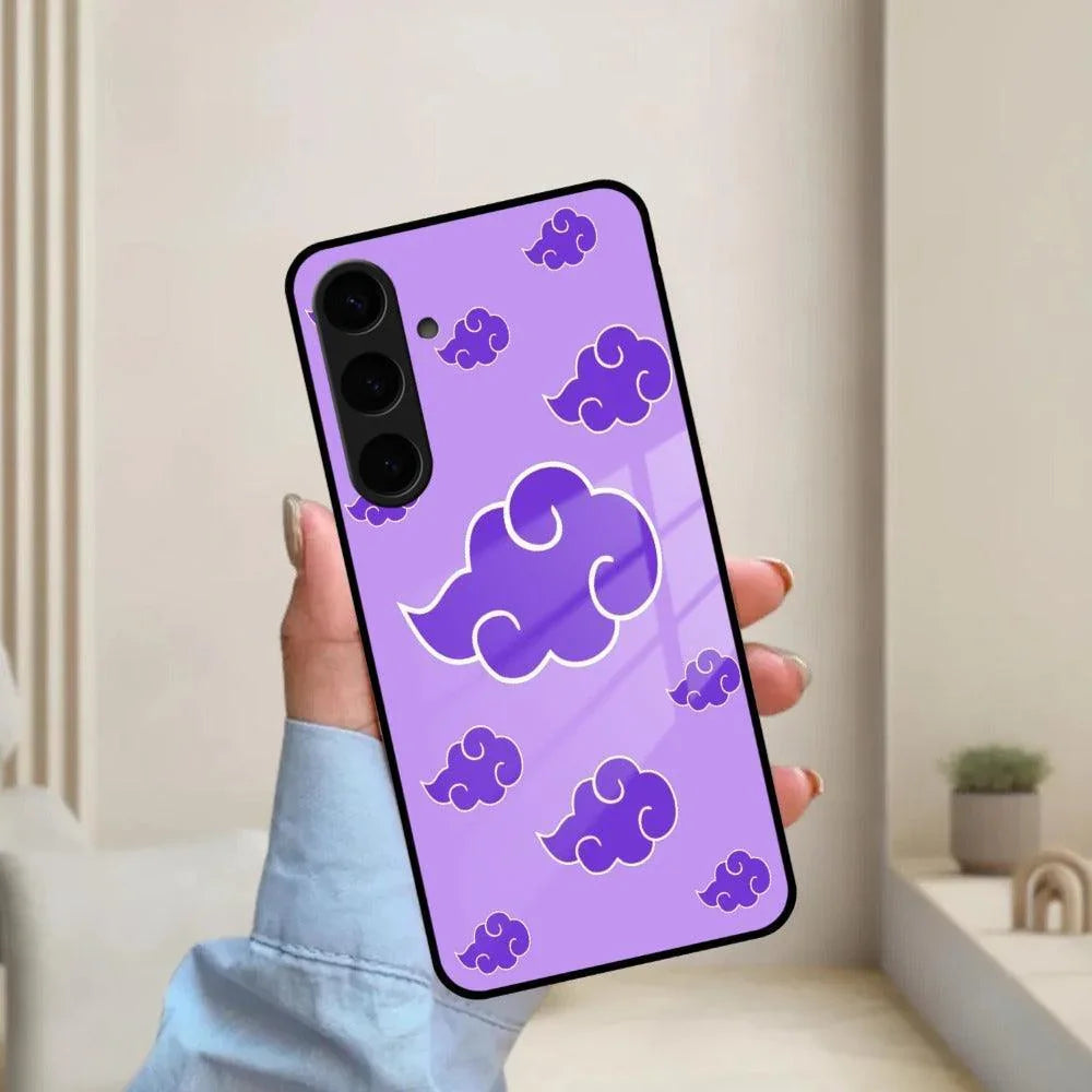 Purple Cloud Mobile Glass Phone Case Cover For Samsung - ShopOnCliQ