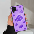 Purple Cloud Mobile Glass Phone Case For Samsung Galaxy A42 5G