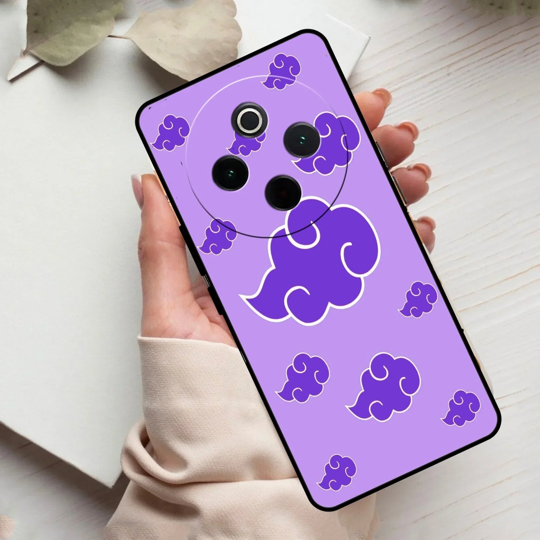 Purple Cloud Mobile Glass Phone Case For Vivo - ShopOnCliQ