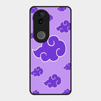 Purple Cloud Mobile Glass Phone Case For Vivo T4R 5G