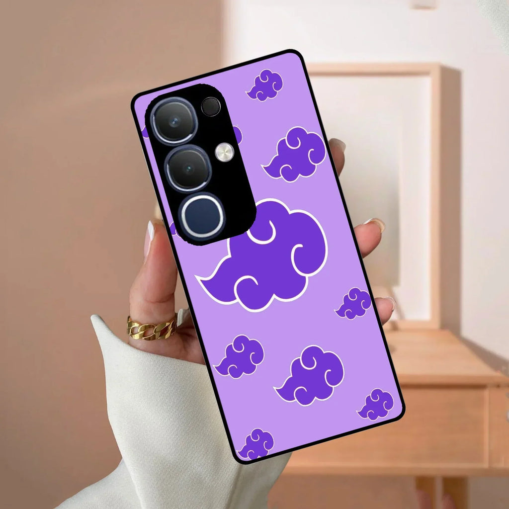 Purple Cloud Mobile Glass Phone Case For Vivo - ShopOnCliQ
