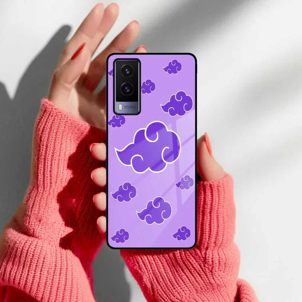 Purple Cloud Mobile Glass Phone Case For Vivo - ShopOnCliQ