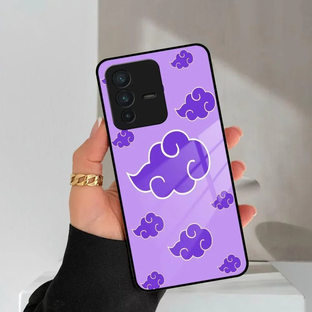 Purple Cloud Mobile Glass Phone Case For Vivo - ShopOnCliQ