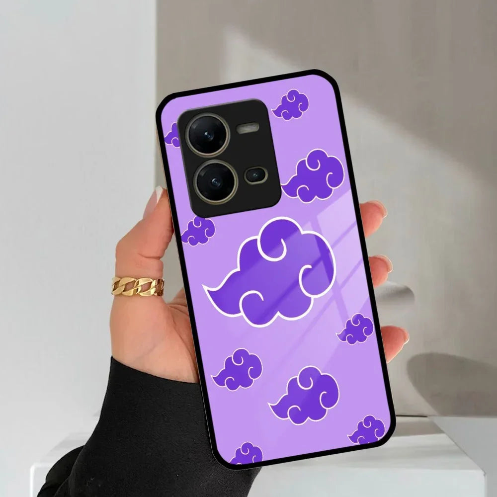 Purple Cloud Mobile Glass Phone Case For Vivo - ShopOnCliQ