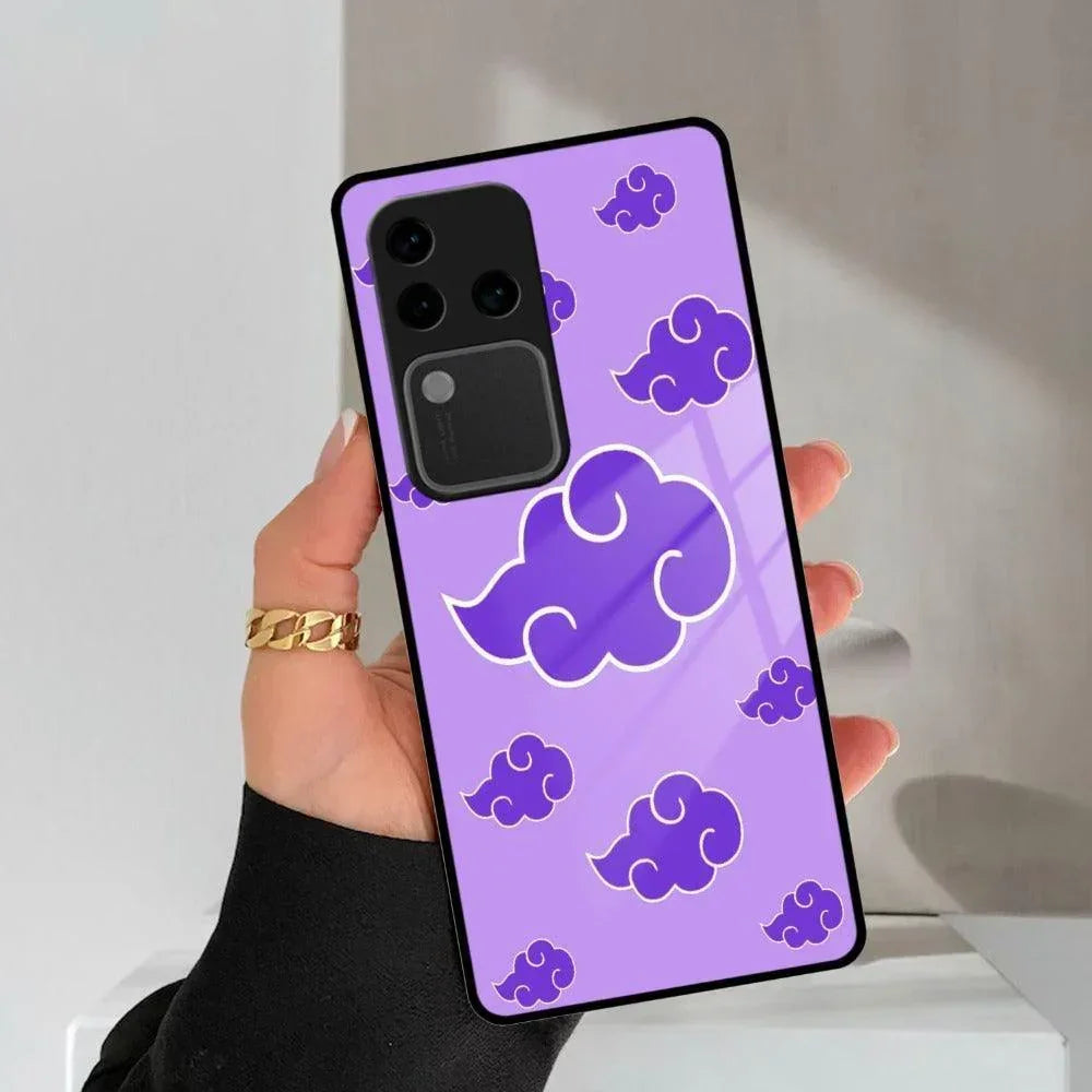Purple Cloud Mobile Glass Phone Case For Vivo - ShopOnCliQ