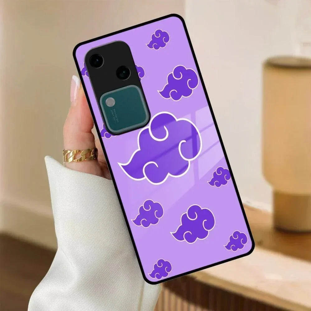 Purple Cloud Mobile Glass Phone Case For Vivo - ShopOnCliQ