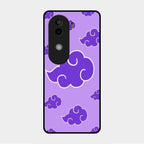 Purple Cloud Mobile Glass Phone Case For Vivo V40E 5G