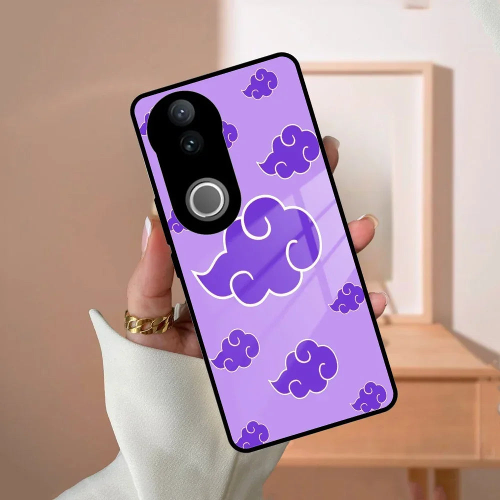 Purple Cloud Mobile Glass Phone Case For Vivo - ShopOnCliQ