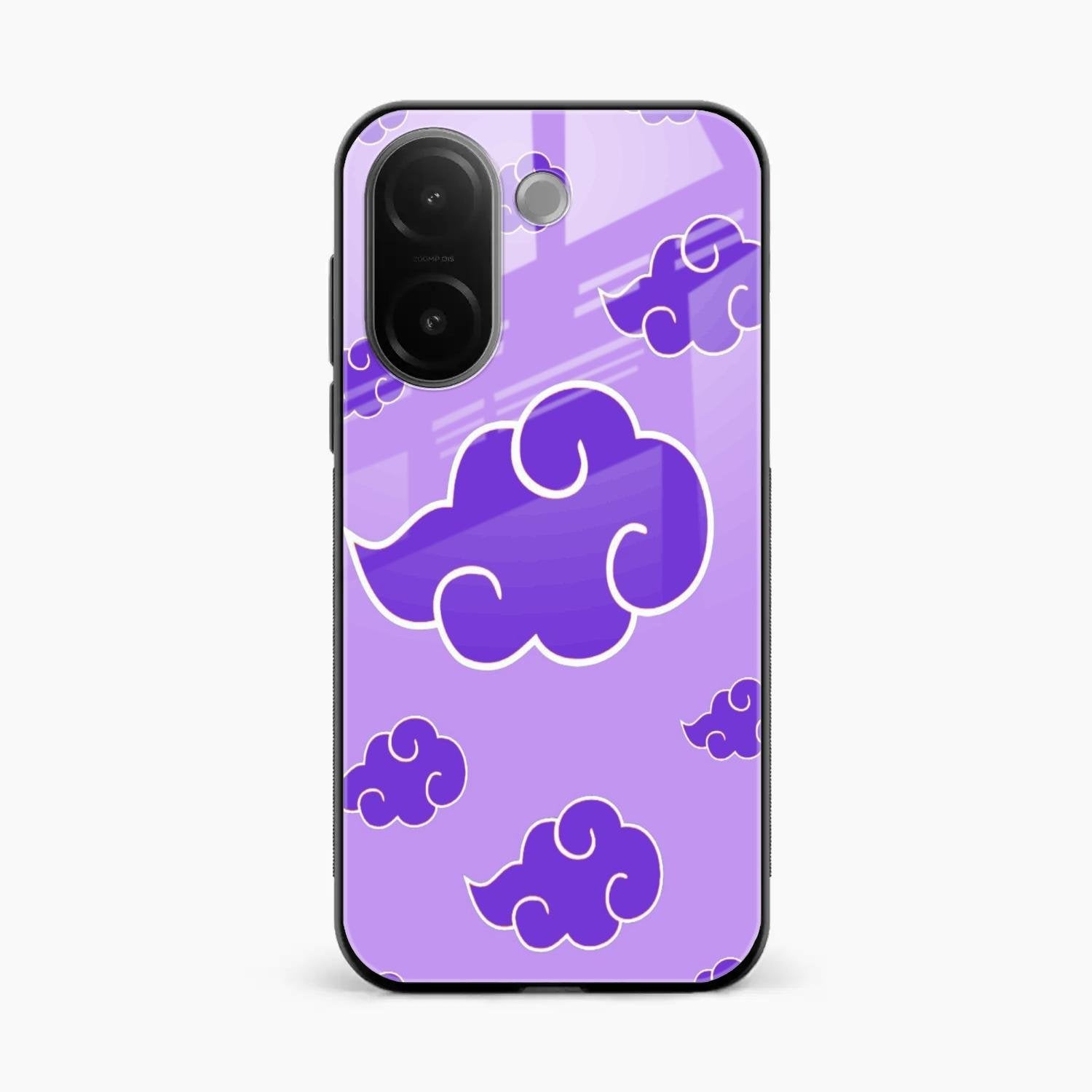 Purple Cloud Mobile Glass Phone Case For Vivo V60e 5G