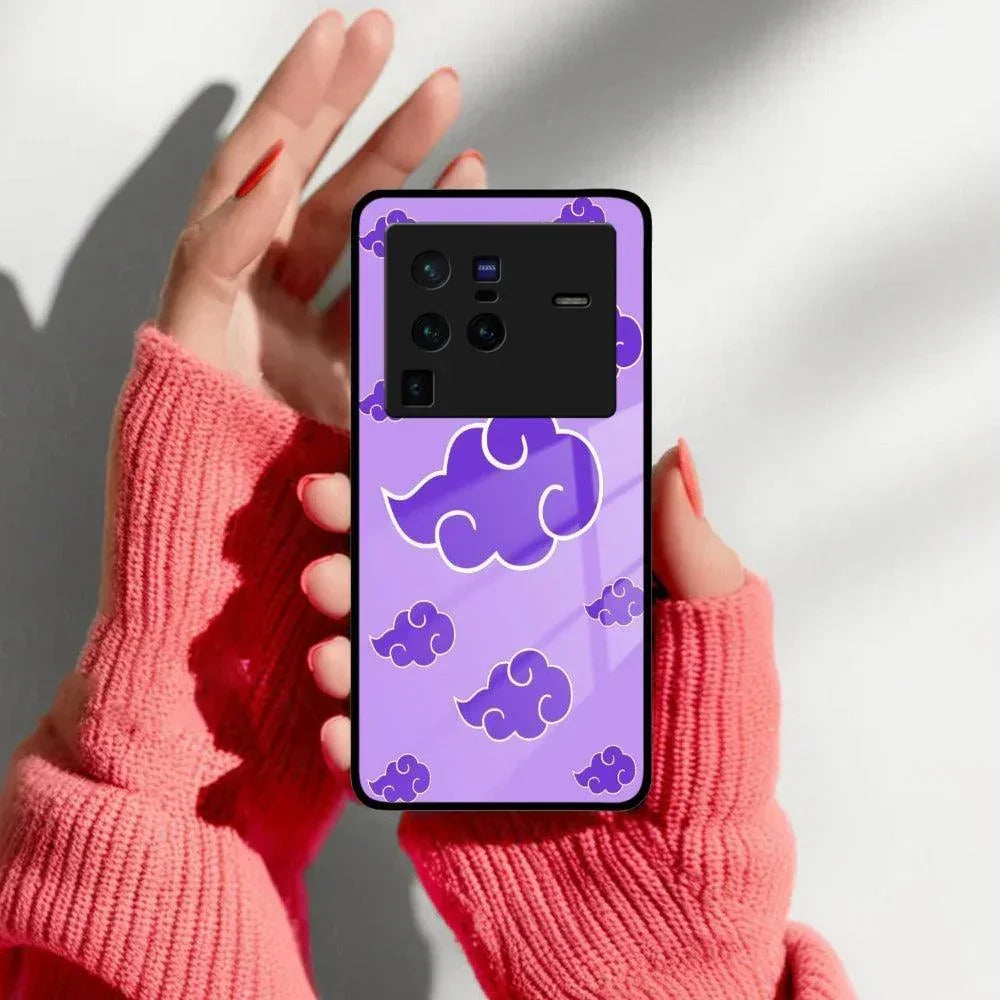 Purple Cloud Mobile Glass Phone Case For Vivo - ShopOnCliQ