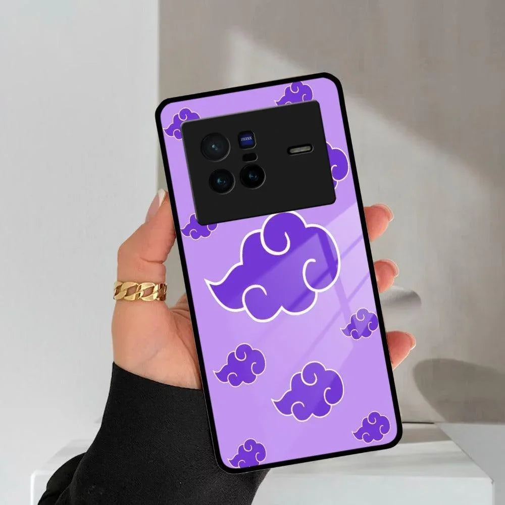 Purple Cloud Mobile Glass Phone Case For Vivo - ShopOnCliQ