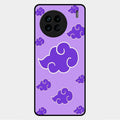 Purple Cloud Mobile Glass Phone Case For Vivo X90 5G