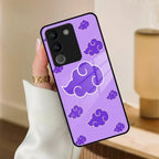 Purple Cloud Mobile Glass Phone Case For iQOO - ShopOnCliQ