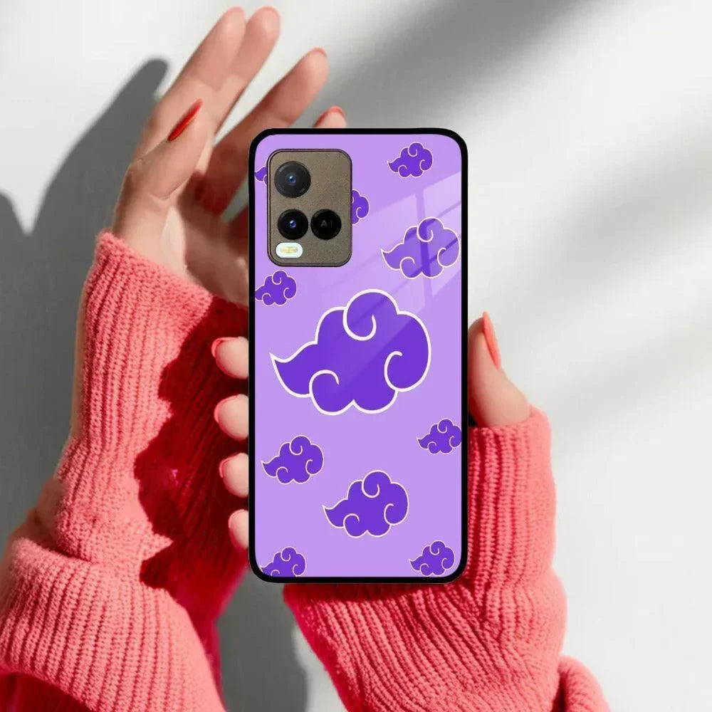 Purple Cloud Mobile Glass Phone Case For Vivo - ShopOnCliQ
