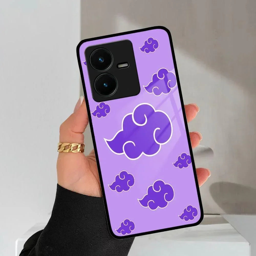 Purple Cloud Mobile Glass Phone Case For Vivo - ShopOnCliQ