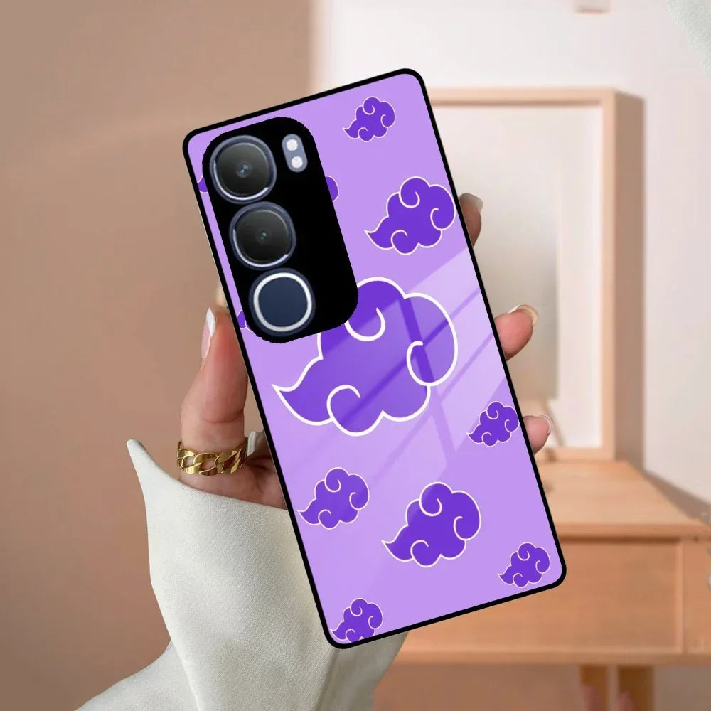 Purple Cloud Mobile Glass Phone Case For Vivo - ShopOnCliQ