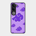 Purple Cloud Mobile Glass Phone Case For Vivo Y300 5G