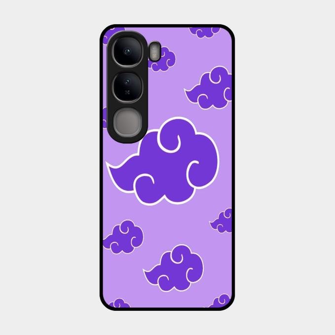 Purple Cloud Mobile Glass Phone Case For Vivo Y300 5G