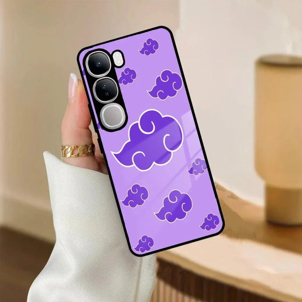 Purple Cloud Mobile Glass Phone Case For Vivo - ShopOnCliQ