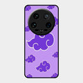 Purple Cloud Mobile Glass Phone Case For Xiaomi 14 Ultra