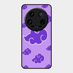 Purple Cloud Mobile Glass Phone Case For Xiaomi 14 Ultra