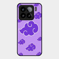 Purple Cloud Mobile Glass Phone Case For Xiaomi 15 5G