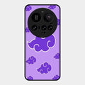 Purple Cloud Mobile Glass Phone Case For Xiaomi 15 Ultra 5G