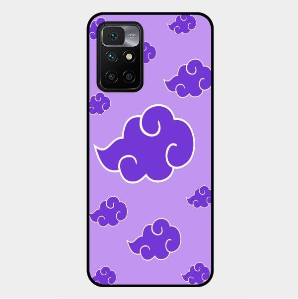 Purple Cloud Mobile Glass Phone Case For Xiaomi Redmi 10 Prime 2022