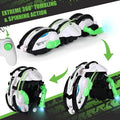 Rolling R/C Stunt Car for Kids 6 Plus Transforming Ball Mode 360 Degree Spins LED Lights Remote Control Toy - ShopOnCliQ