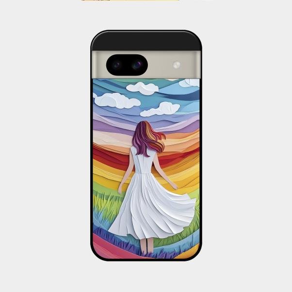 Rainbow Girl Metal Case Cover For Google - ShopOnCliQ