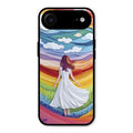 Rainbow Girl Glass Case Cover For iPhone Air