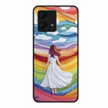 Rainbow Girl Glass Case Cover For Motorola g84 5G