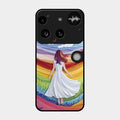Rainbow Girl Glass Case Cover For Nothing Phone 3 5G