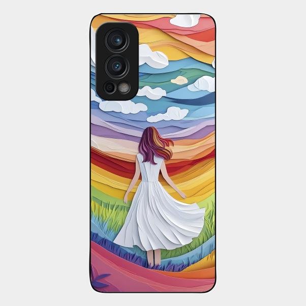 Rainbow Girl Metal Case Cover For Oneplus - ShopOnCliQ