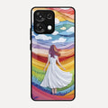 Rainbow Girl Glass Case Cover For Oppo F31 5G