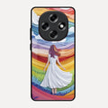 Rainbow Girl Glass Case Cover For Oppo F31 Pro 5G