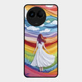 Rainbow Girl Glass Case Cover For Realme 11 5G