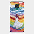 Rainbow Girl Glass Case Cover For Redmi Note 9 Pro Max