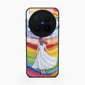 Rainbow Girl Glass Case Cover For Vivo X300 Pro 5G