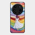 Rainbow Girl Glass Case Cover For Xiaomi 14 Ultra