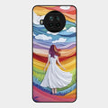 Rainbow Girl Glass Case Cover For Xiaomi Mi 10I 5G