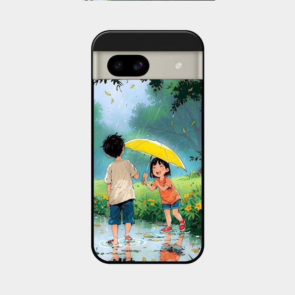 Raindrop Moments Glass Case Cover For Google Pixel 8A 5G